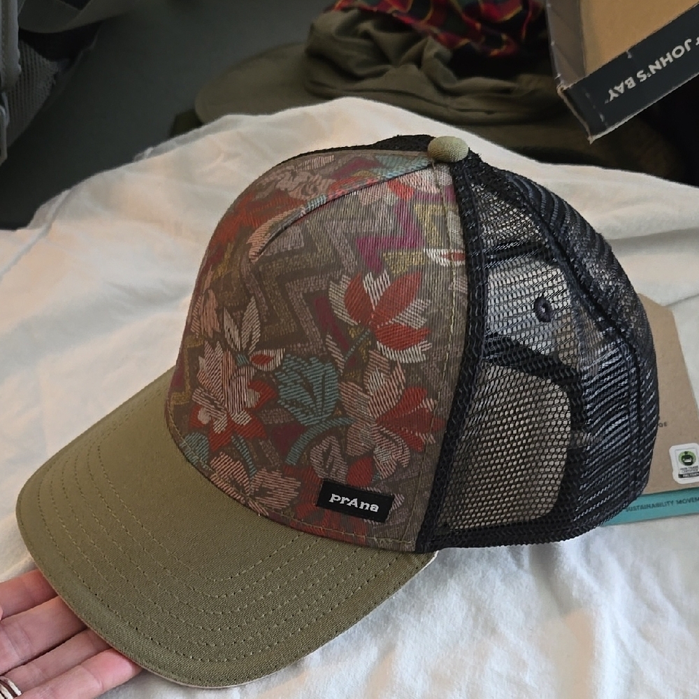 Floral Mesh Trucker Hat